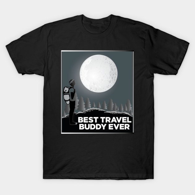 best travel buddy ever T-Shirt by befine01